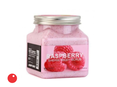 Natural Body Scrub Raspberry Sherbet-2a